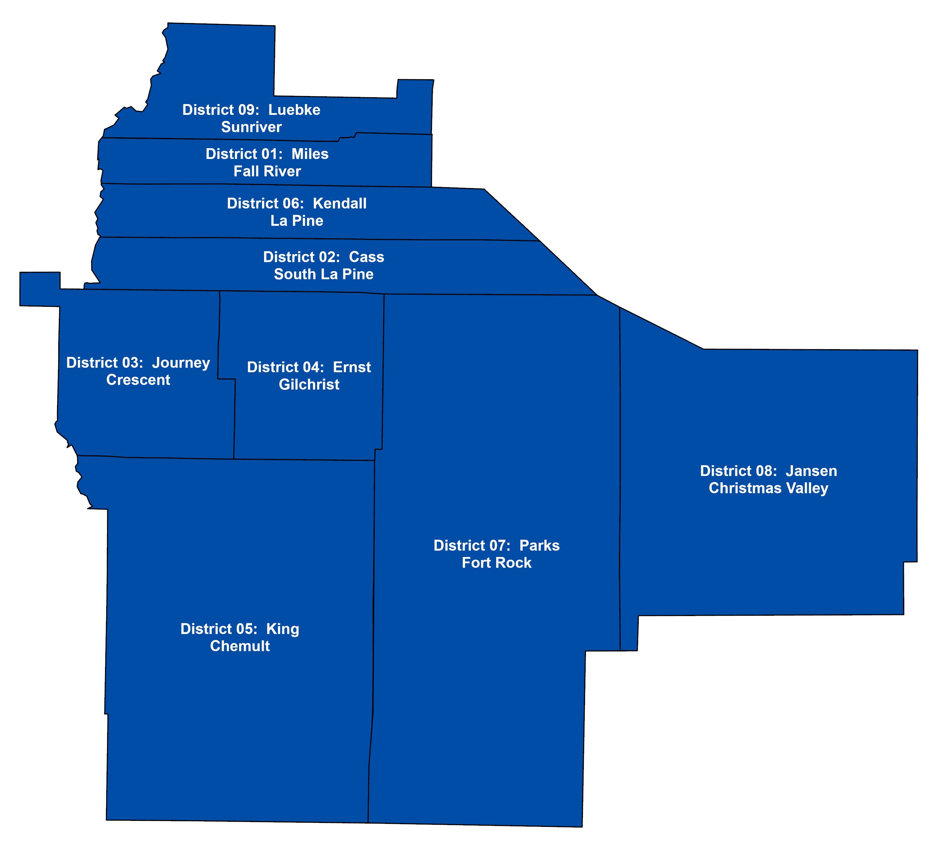 Service Area - Districts - Board Members
